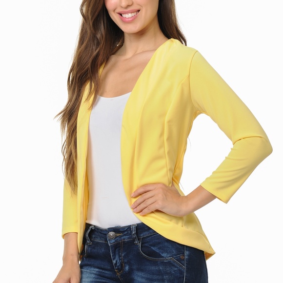 COPY - Yellow Cardigan for Women - Picture 2 of 3